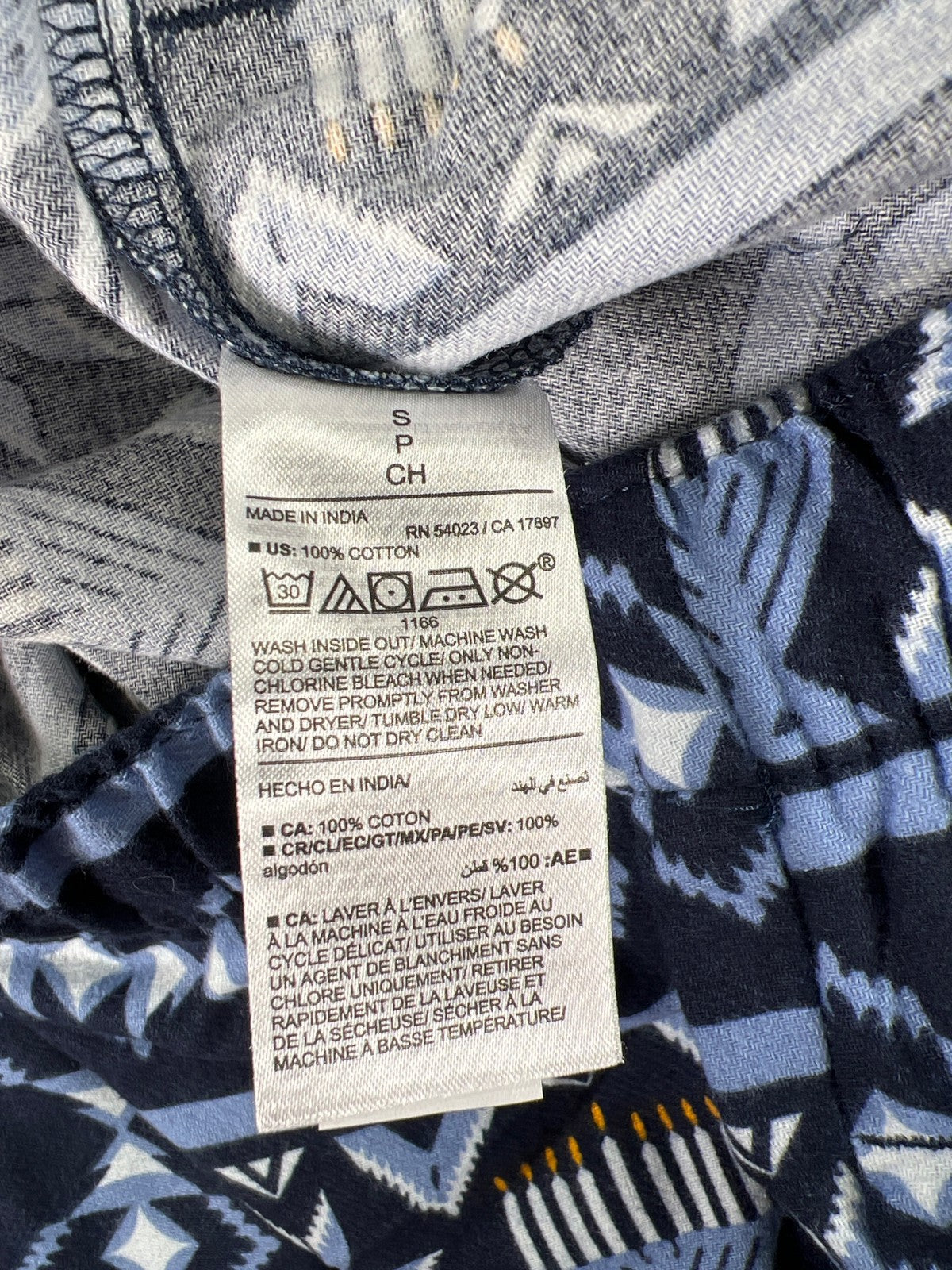 Gap Women’s Blue Holiday Hanukkah Pajama Pants - S