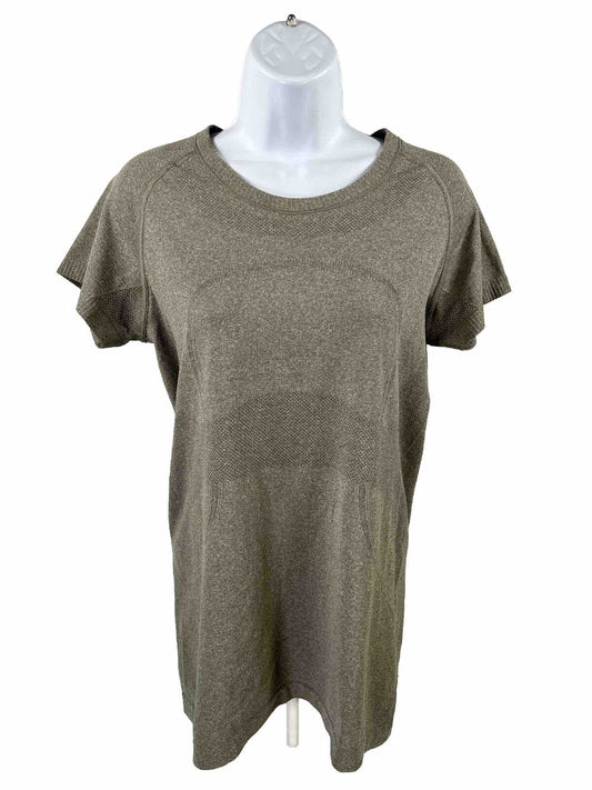 Lululemon Women's Green Swiftly Tech Short Sleeve Shirt 2.0 - 10