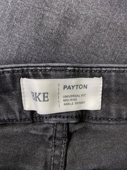 BKE Women’s Black Mid Rise Payton Ankle Skinny Denim Jeans - 28x27