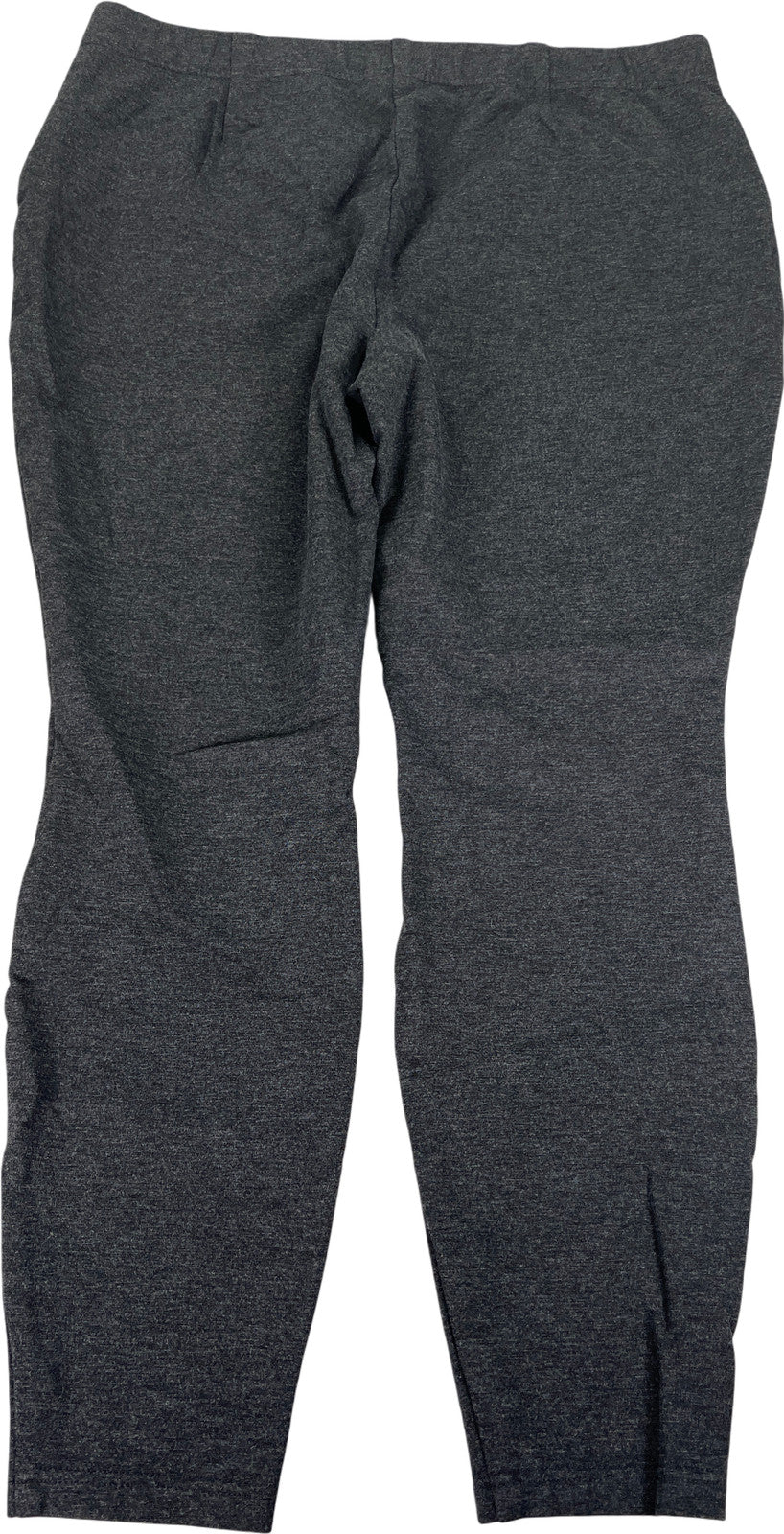 J.Jill Women’s Dark Heather Gray Stretch Waist Pull On Ponte Leggings - L