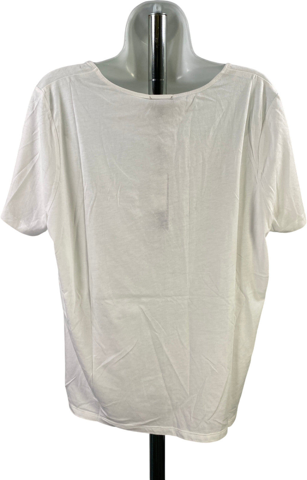 Talbots Women’s White Short Sleeve T-Shirt - 2X Petite