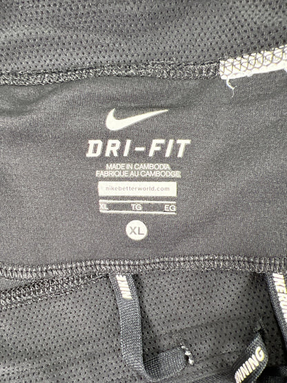 Nike Running Women’s Black Dri-Fit Cropped Athletic Leggings - XL