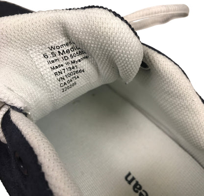 LL Bean Women’s Blue Suede Lace Up Walking Sneakers - 6.5