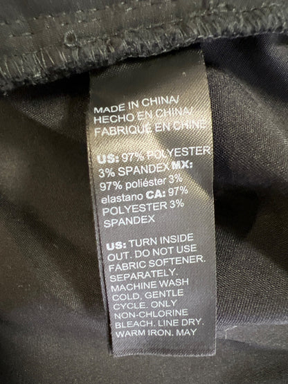 White House Black Market Women’s Black Satin Moto Jacket - S