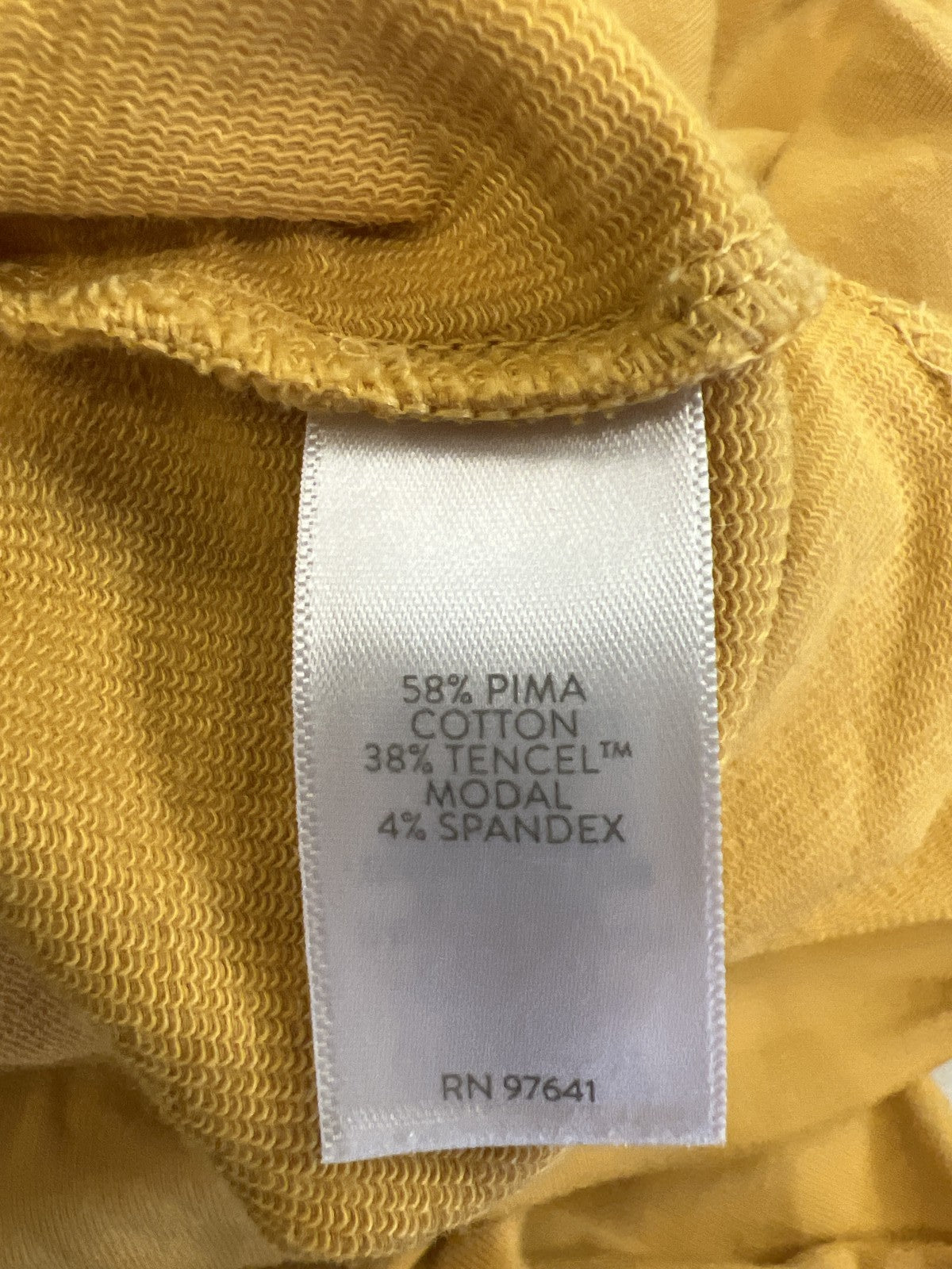 Pure Jill Women’s Gold/Yellow Long Sleeve Button Front Pullover Shirt - S