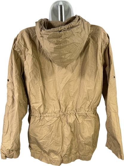 Michael Kors Women’s Beige Lightweight Military Hooded Jacket - S