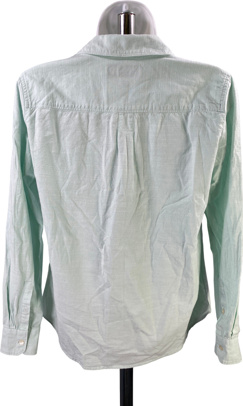 Banana Republic Women’s Blue Soft Wash Long Sleeve Button Up Shirt - XS