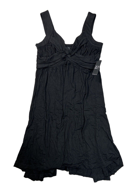 New York and Company Women's Black Sleeveless A-Line Dress - S
