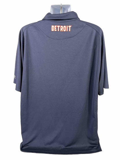 Genuine Merchandise Men's Blue Detroit Tigers MBL Polo Shirt - XXL