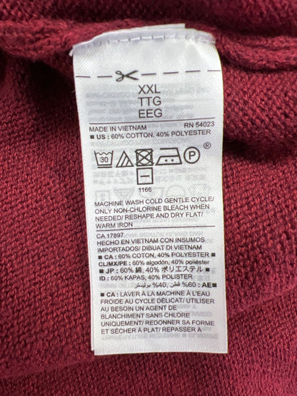 Old Navy Women’s Red Long Sleeve V-Neck Sweater - XXL