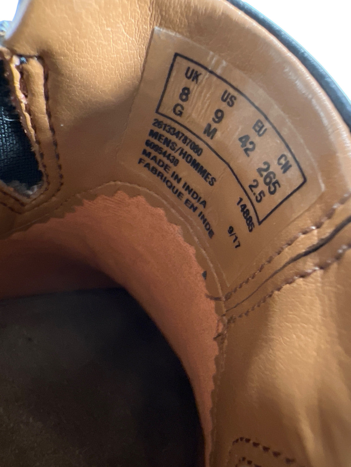 Clarks Collection Men’s Black Leather Slip On Dress Loafers - 9