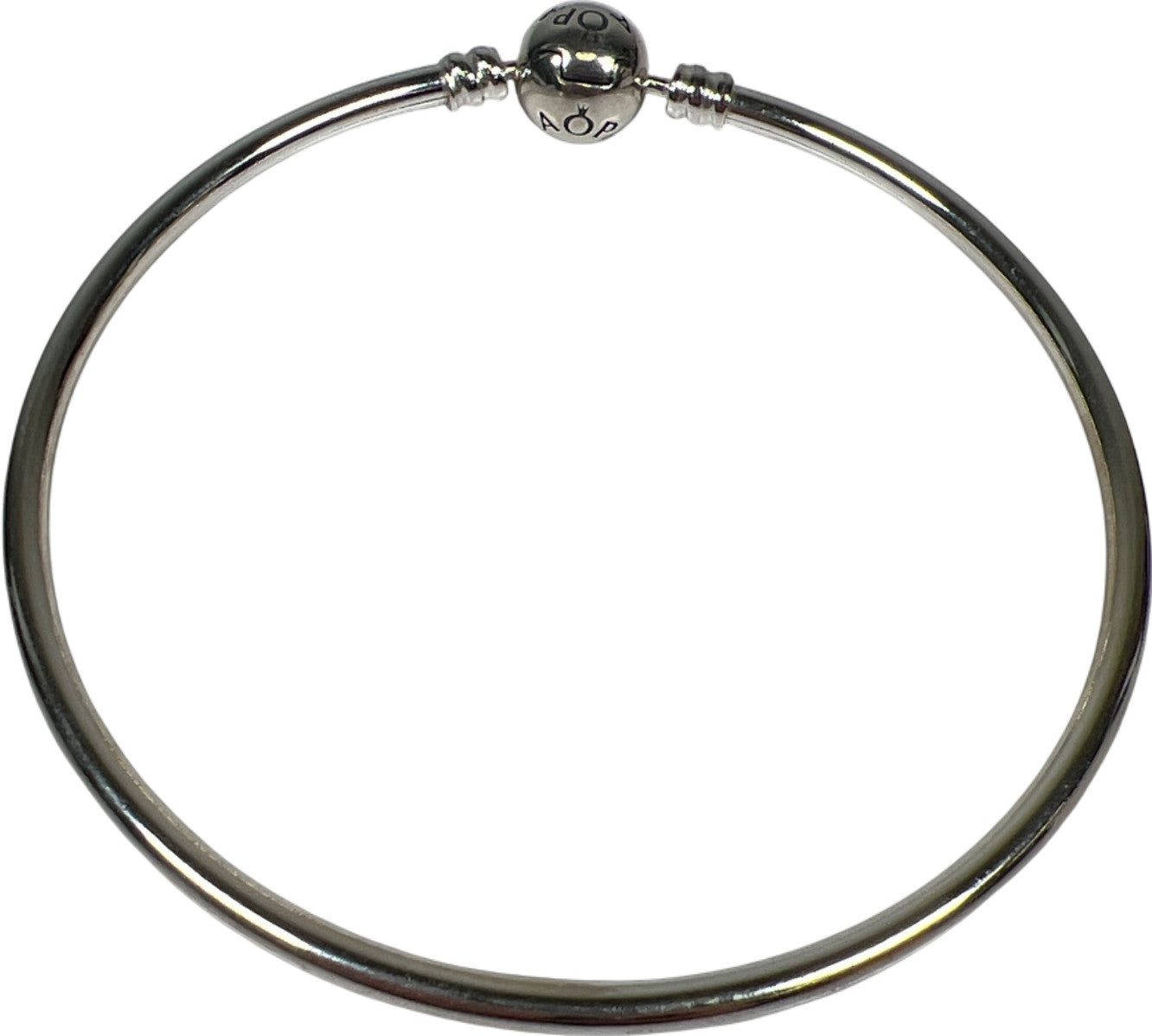 Pandora Sterling Silver Clasp 21 cm Bangle Bracelet
