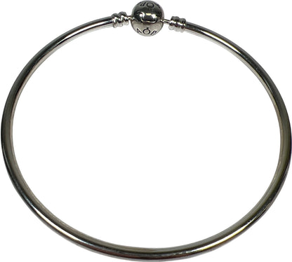 Pandora Sterling Silver Clasp 21 cm Bangle Bracelet