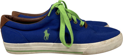 Polo Ralph Lauren Men’s Blue Canvas Vaughn Low Top Sneakers - 10.5D