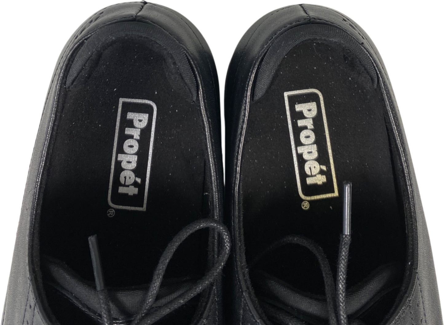 Propet Women’s Black Leather Hazel Oxford Dress Shoes - 8 Wide