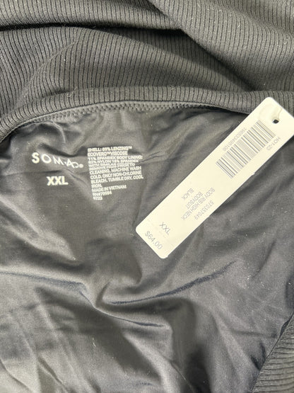 Soma Women’s Black Ribbed High Neck Sleeveless Bodysuit - XXL