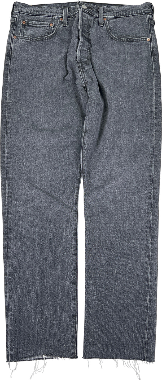Levi’s Men’s Gray 501 Button Fly Skinny Jeans - 31x28