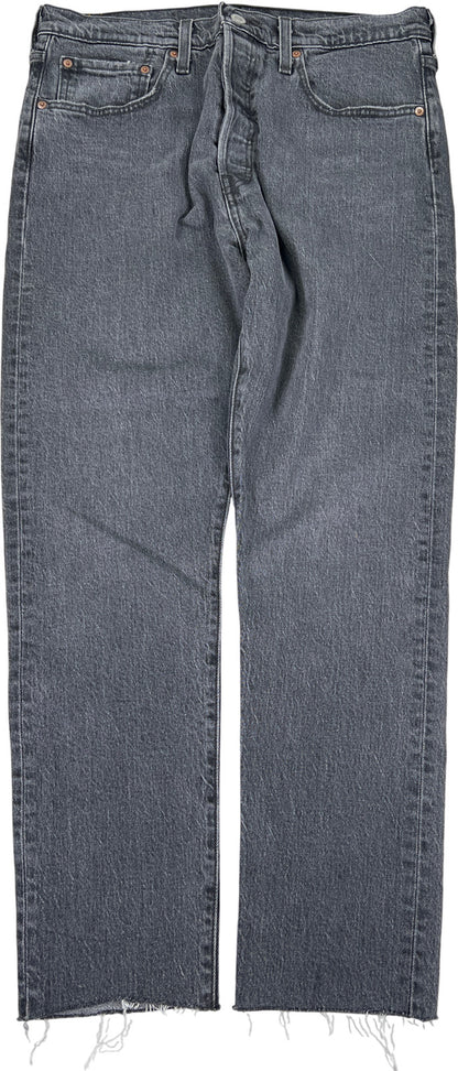 Levi’s Men’s Gray 501 Button Fly Skinny Jeans - 31x28
