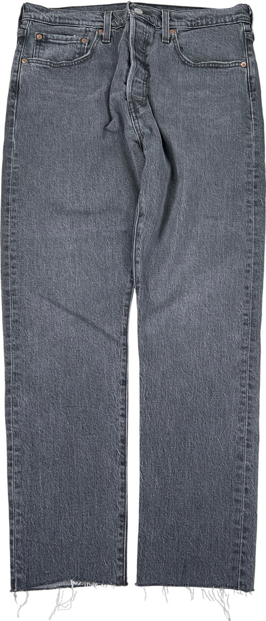 Levi’s Men’s Gray 501 Button Fly Skinny Jeans - 31x28