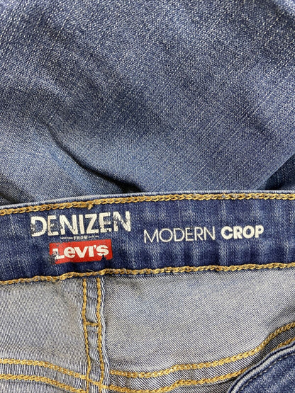 Levi's Denizen Women's Medium Wash Stretch Modern Crop Jeans - 6