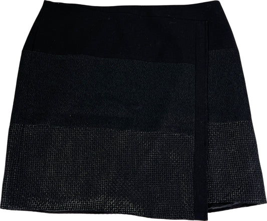 White House Black Market Women’s Black Straight Skirt - 8