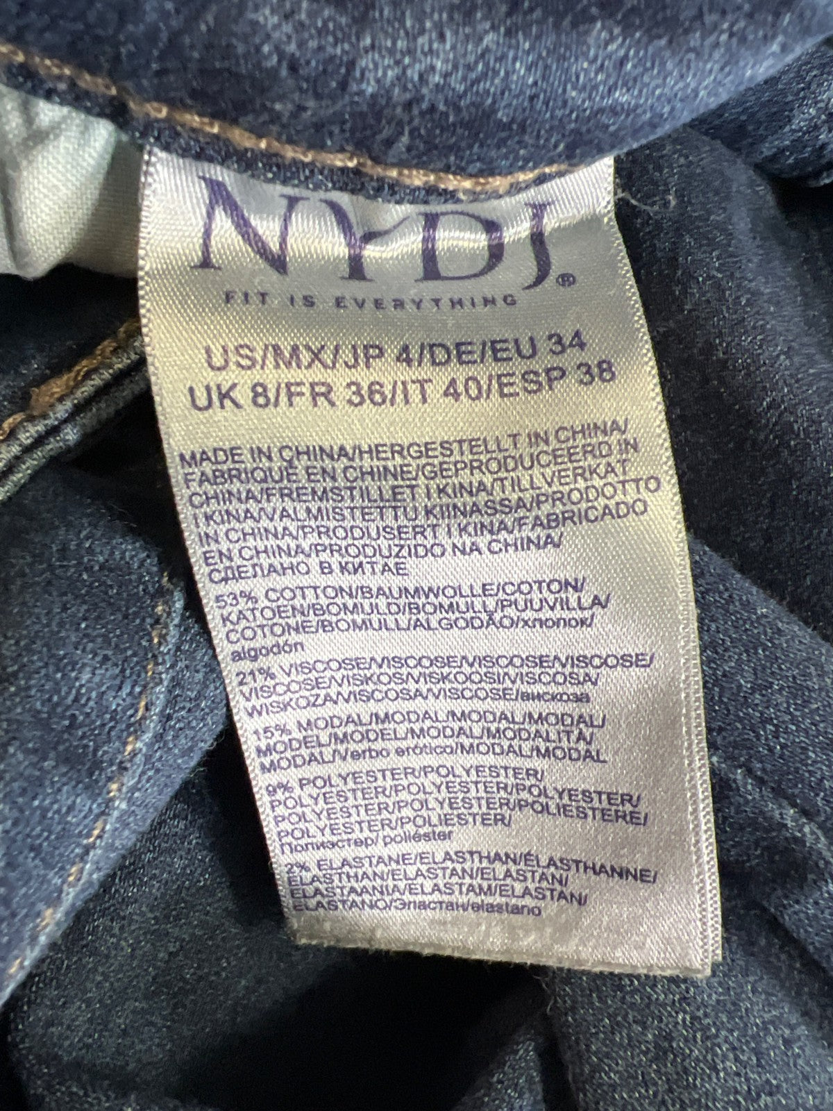 Not Your Daughters Jeans Women’s Medium Wash Slim Bootcut Denim Jeans - 4