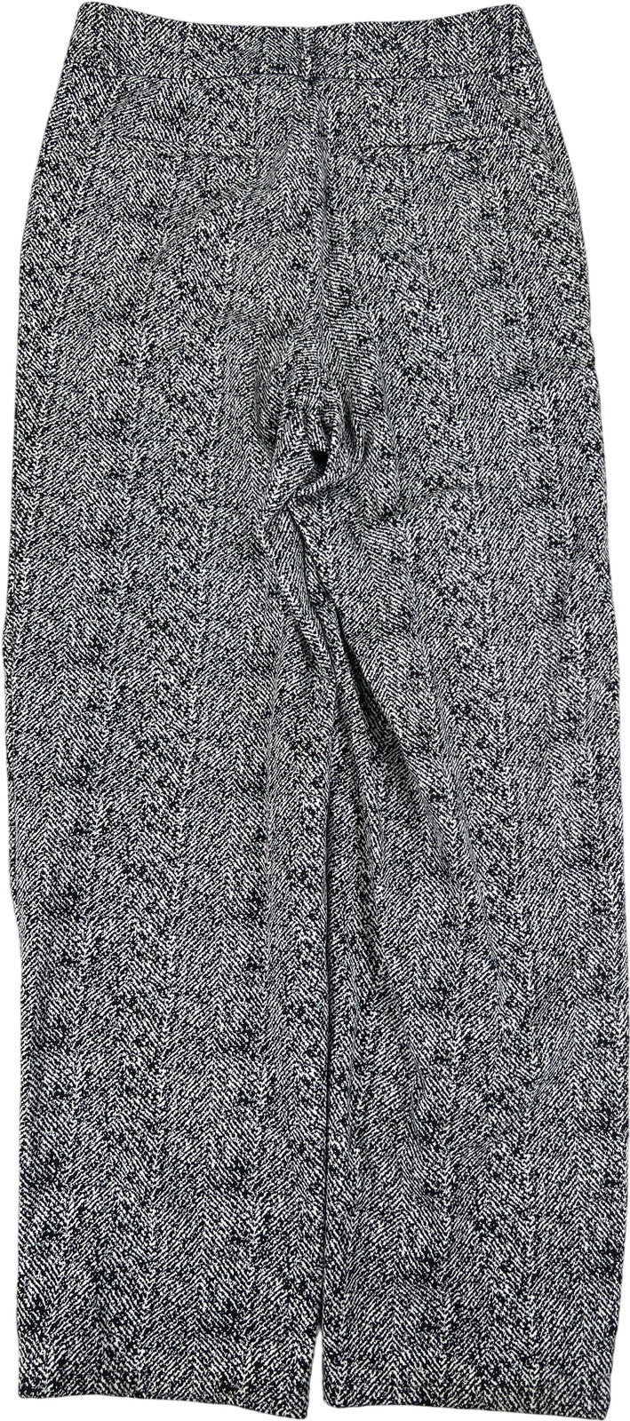 Karl Lagerfeld Women’s Black/White Straight Leg Dress Pants - 6