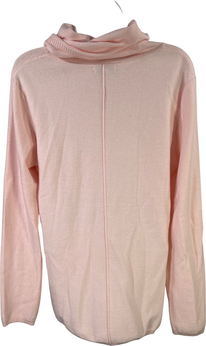 Calvin Klein Women’s Pink Long Sleeve Cowl Neck Sweater - M
