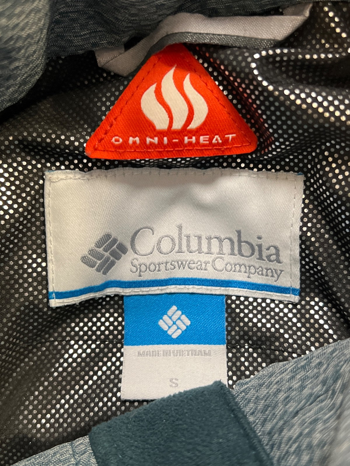 Columbia Men’s Blue Omni-Heat Insulated Winter Ski Jacket - S