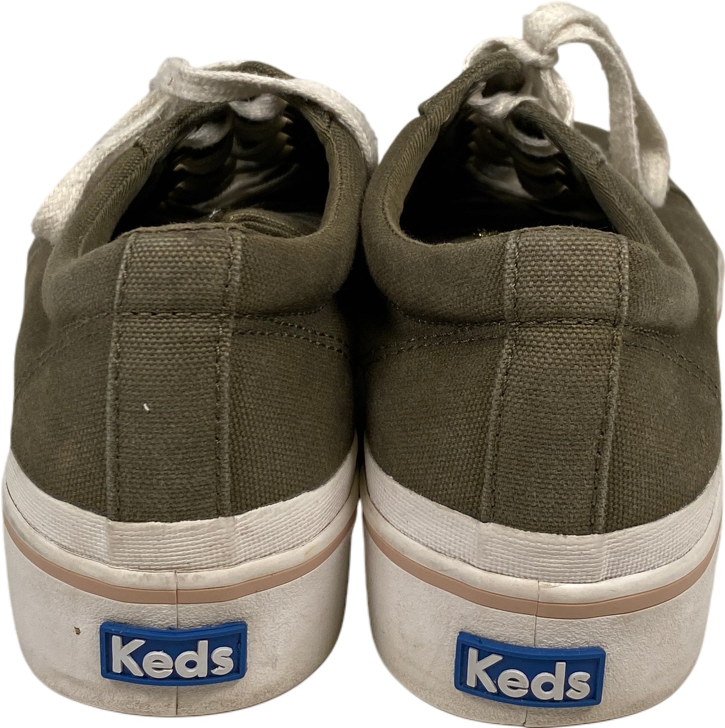 Keds Women’s Green Canvas Jump Kick Duo Platform Sneakers - 10