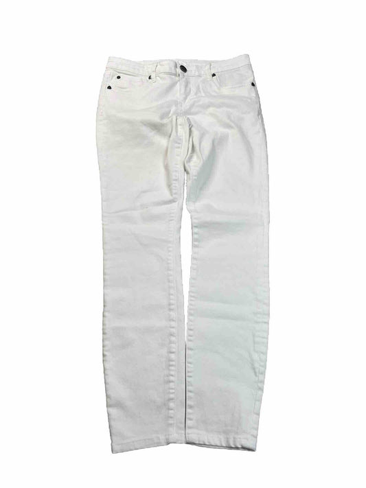 Kut From The Kloth Women's White Toothpick Skinny Jeans - 6