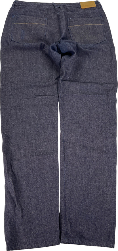 Raleigh Denim Men’s Blue Dark Wash Graham Straight Leg Jeans - 36