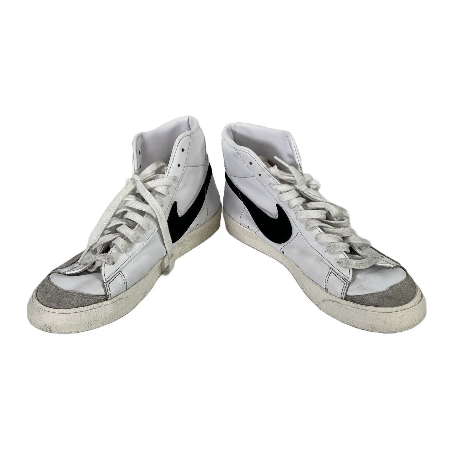Nike Men's White Blazer Mid 77 Vintage High Top Sneakers - 10