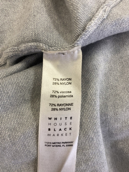 White House Black Market Women’s Gray Long Sleeve Open Cardigan Sweater - S