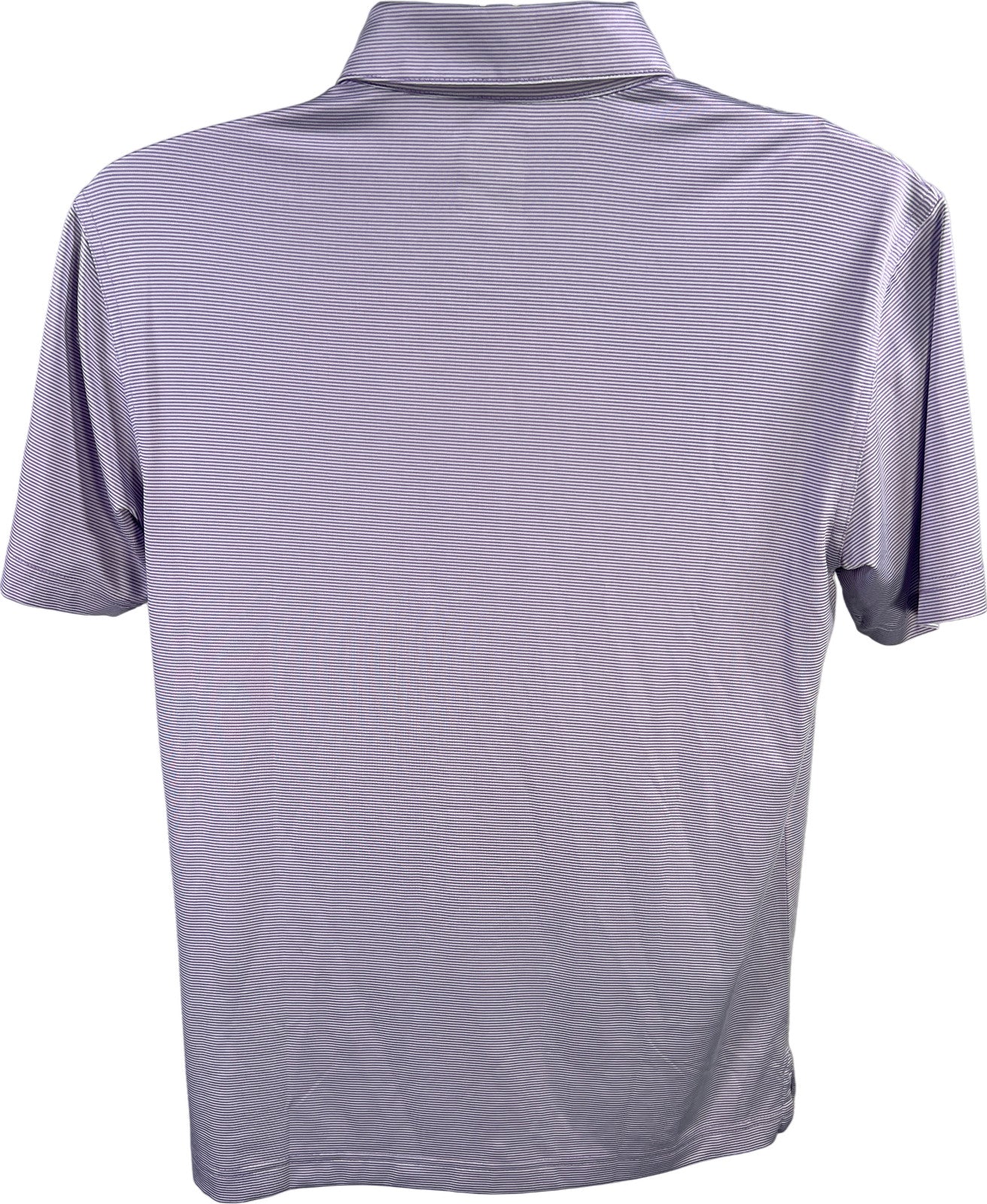 Callaway Men’s Purple Striped Short Sleeve Athletic Polo Shirt - S