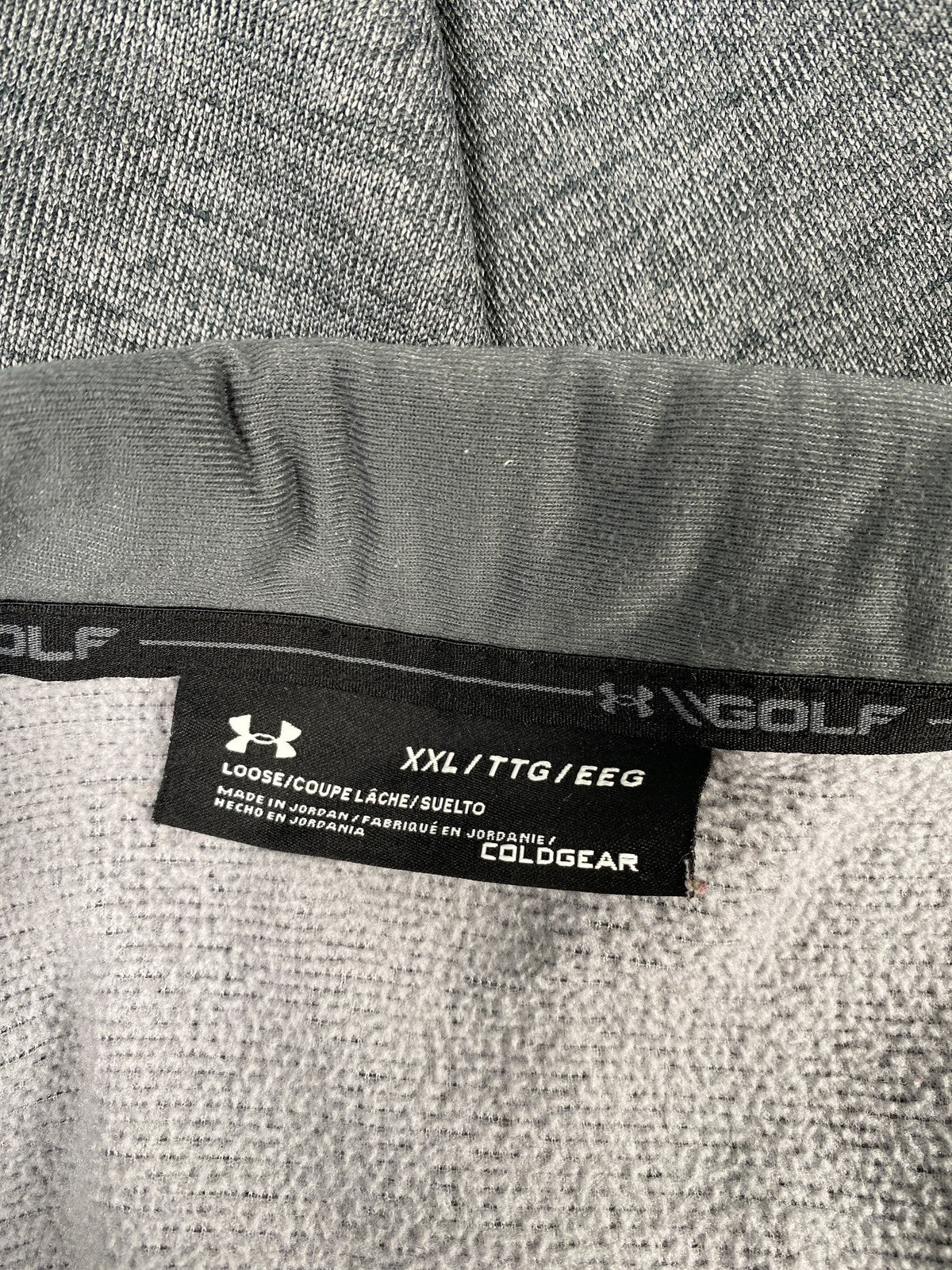 Under Armour Golf Men’s Gray 1/4 Zip Long Sleeve Pullover Sweatshirt - XXL