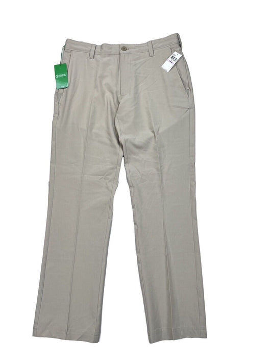 NEW IZOD Men's Beige Swing Flex Stretch Golf Pants - 32x30