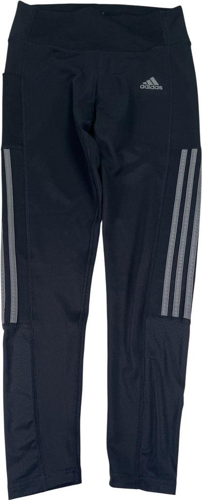Adidas Women’s Black Aeroready Mesh Ankle Athletic Leggings - M