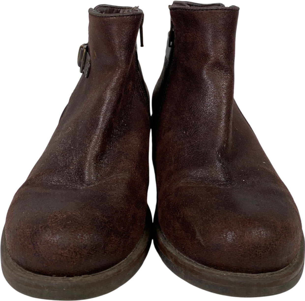 Baretraps Women’s Brown Textile Side Zip Caine Ankle Booties - 7