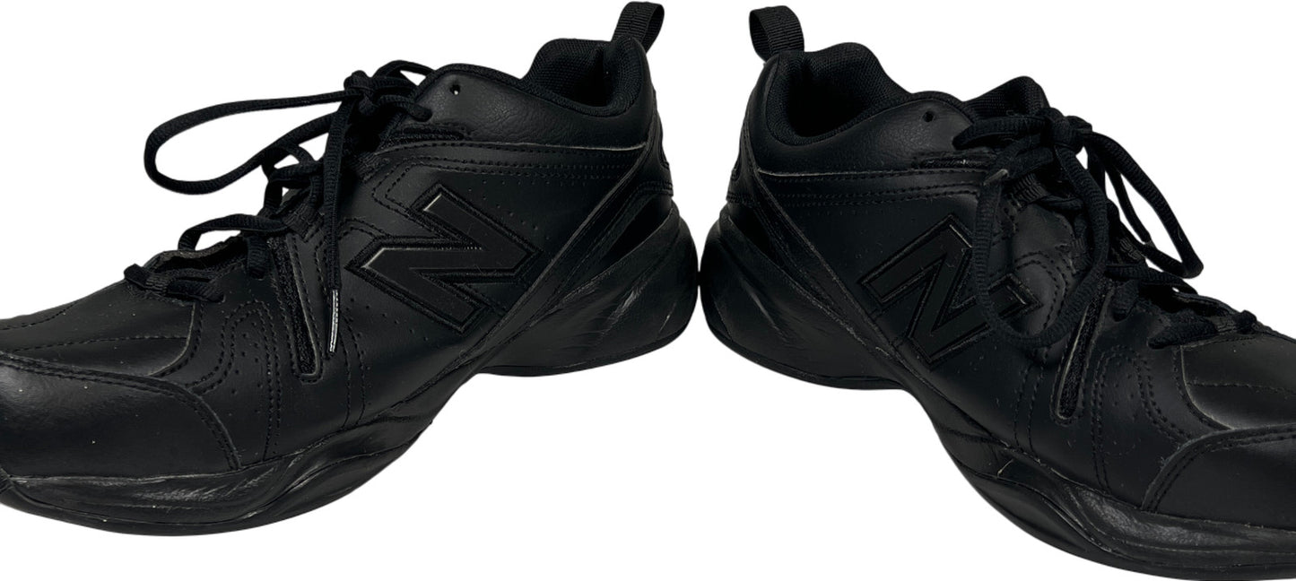 New Balance Women’s Black Leather 608 Lace Up Athletic Shoes - 11