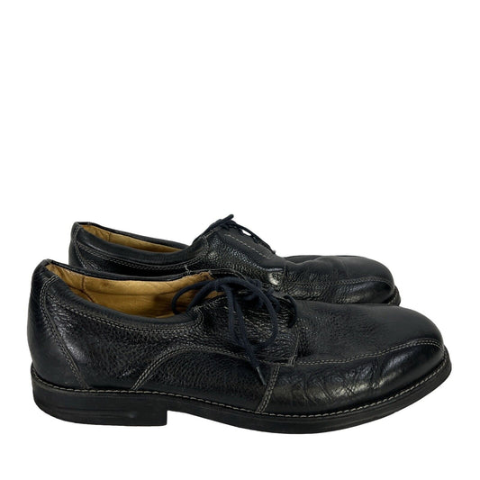 Sandro Moscoloni Men's Black Leather Oxford Dress Shoes - 15D