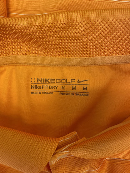 Nike Golf Men’s Orange Fit Dry Short Sleeve Athletic Polo - M
