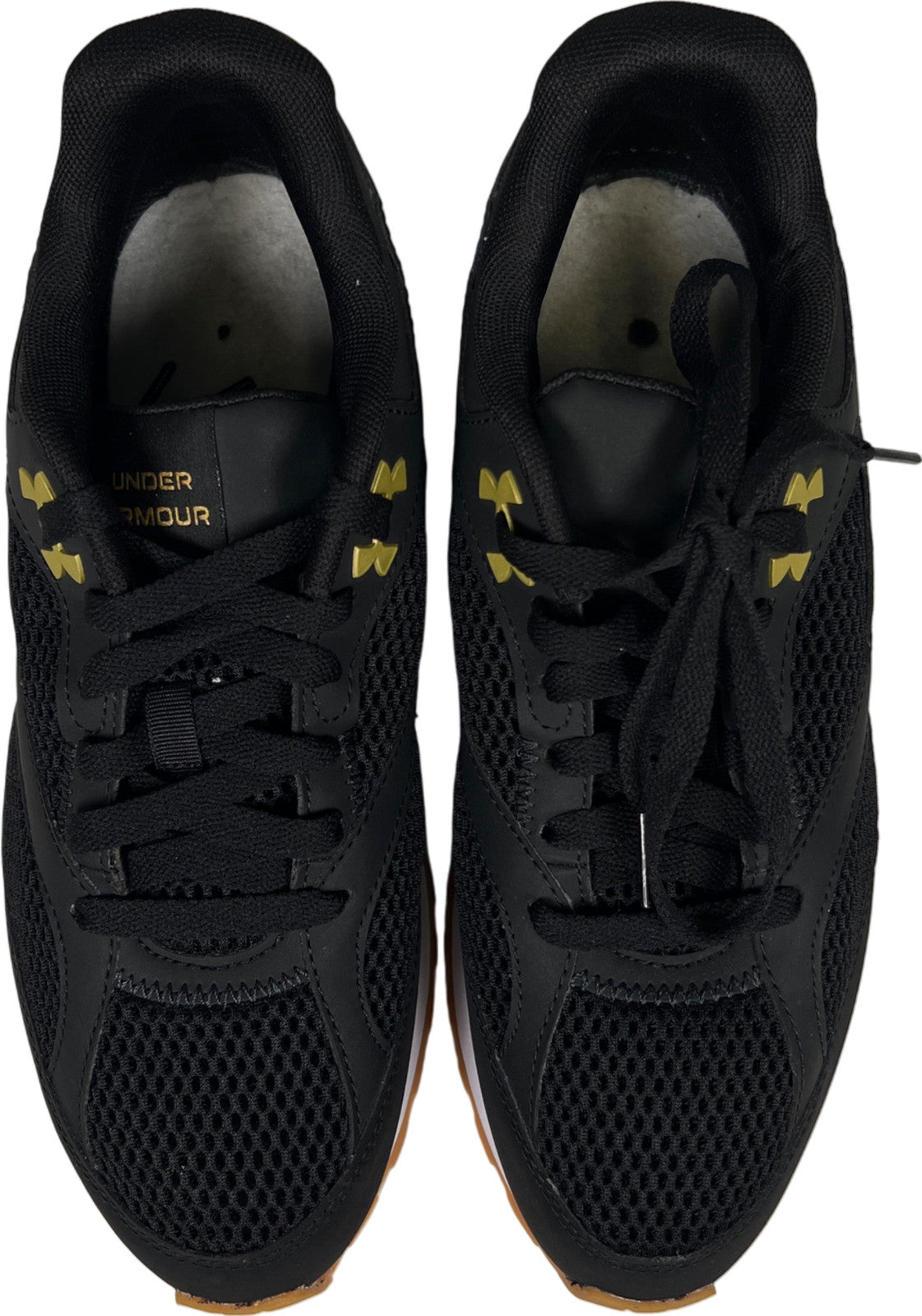 Under Armour Women’s Black Lace Up Athletic Jogger Sneakers - 9.5