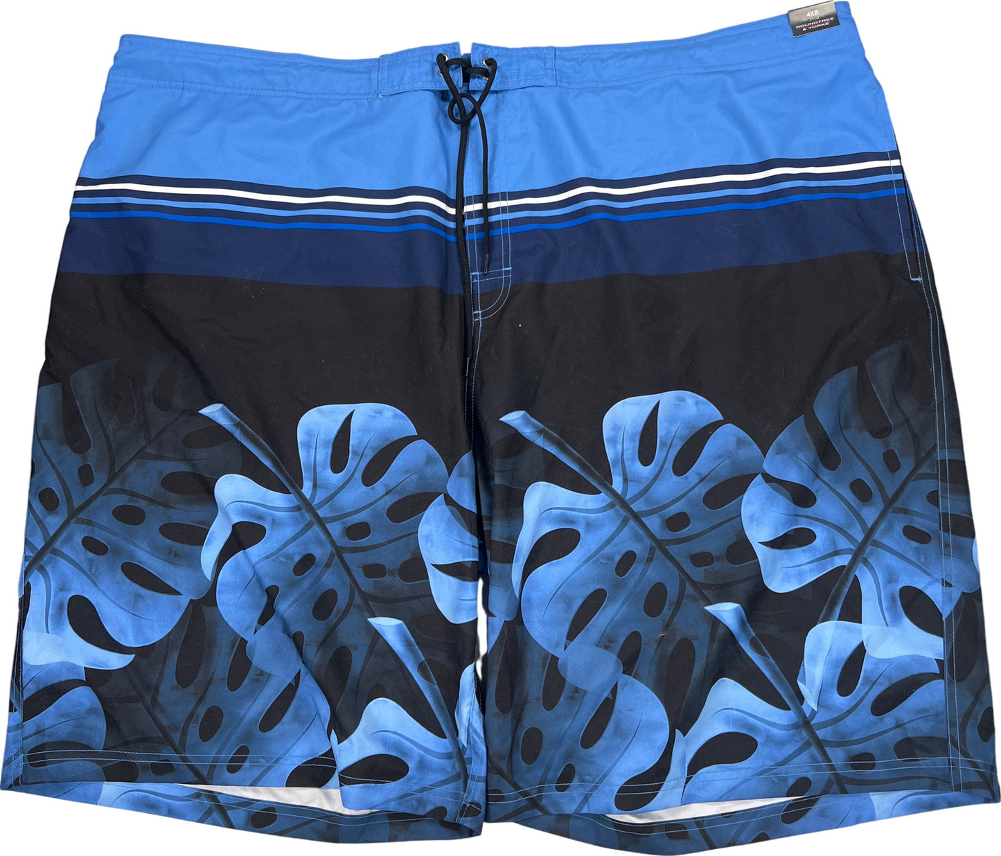 NEW Roundtree and Yorke Men’s Blue Mesh Lined Swim Trunks - 4X Big