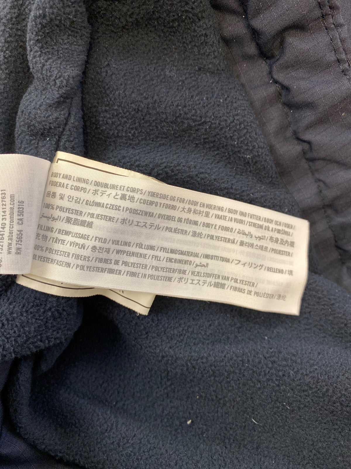 Abercrombie and Fitch Men’s Blue All Season Weather Winter Coat - M