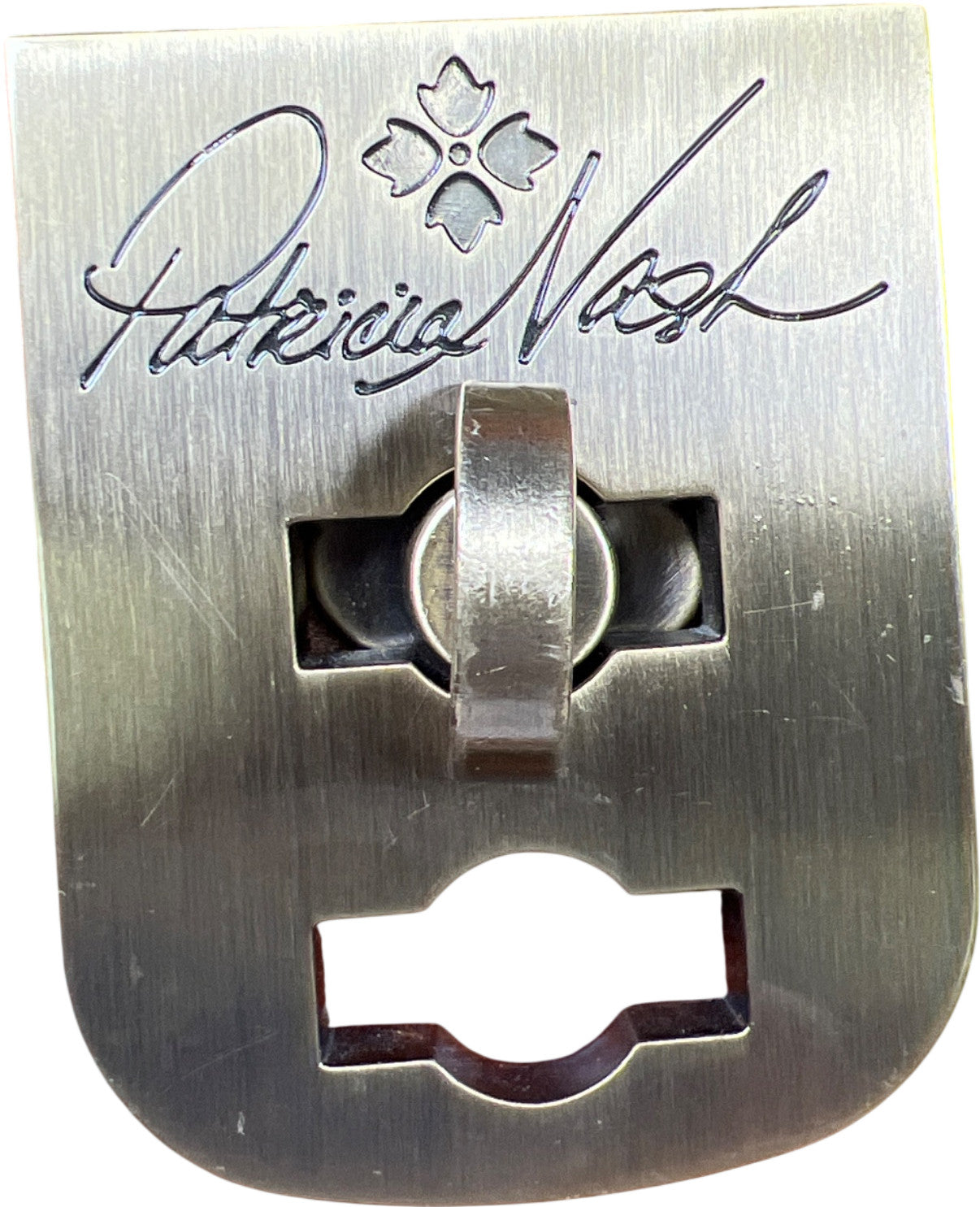 Patricia Nash Women’s Cognac Brown Leather Chauny Satchel Purse