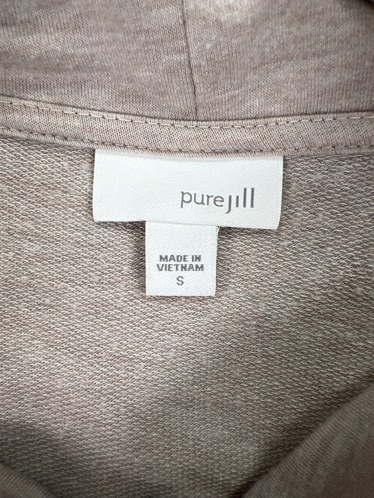 Pure J.Jill Women’s Light Beige Long Sleeve T-Shirt Dress - S