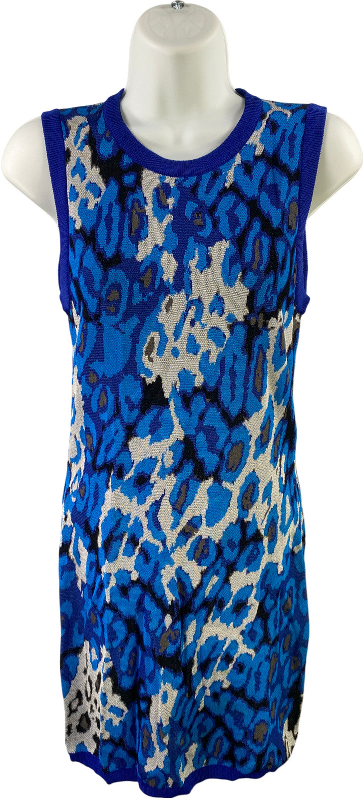 Club Monaco Women’s Blue Sleeveless Short Tank Shift Dress - XS