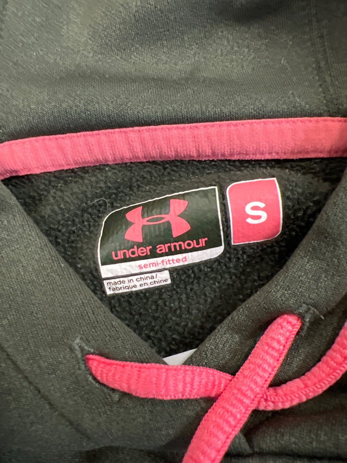 Under Armour Women’s Green Fleece Lined Semi-Fitted Pullover Sweatshirt - S