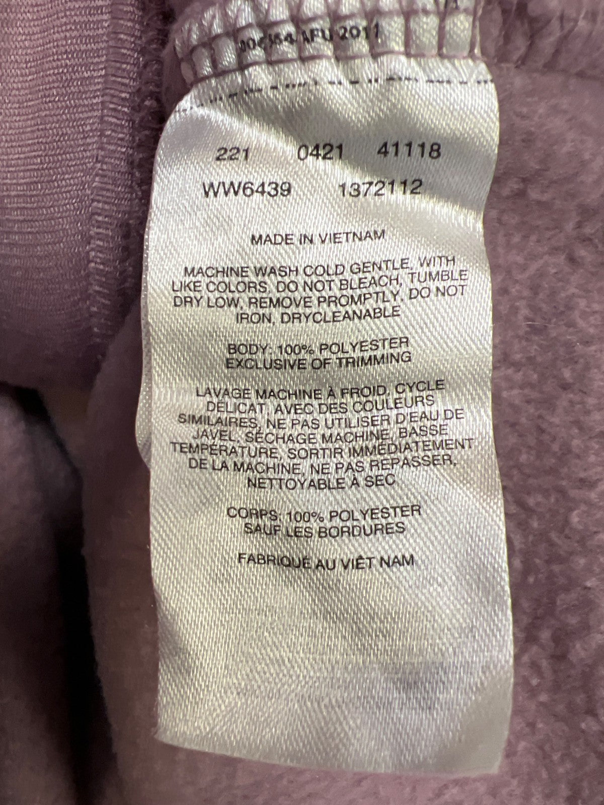 Columbia Women’s Purple Benton Springs Full Zip Fleece Jacket - Plus 2X